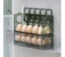 冰箱侧门自动翻鸡蛋盒